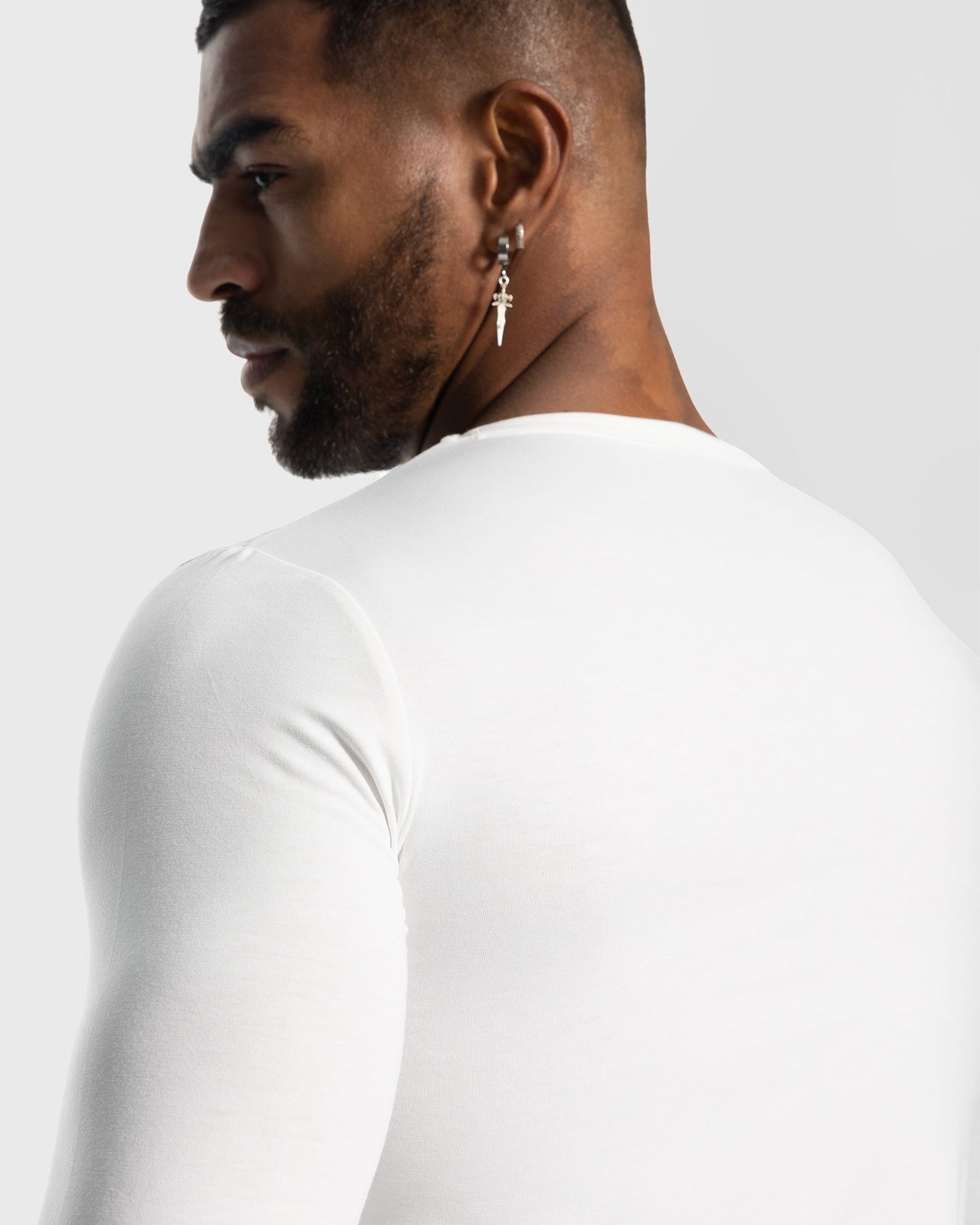 All Day Elite Curve-Hem Tee Stretch Long Sleeve