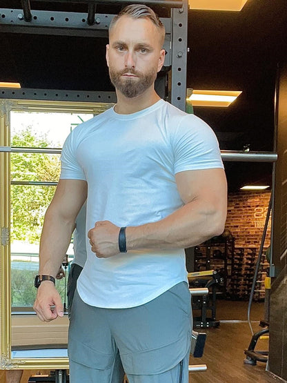 5-Pack Kore Curved Hem T-shirt Muscle Fit Crew Neck