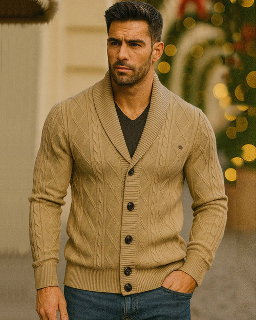 Shawl Collar Cardigan Sweater