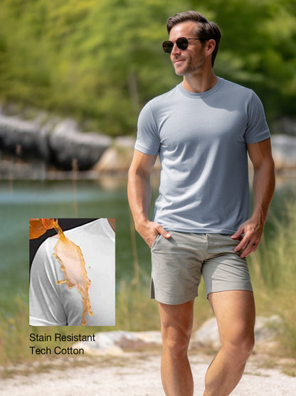 Unisex Stain Resistant T-Shirt Tech Cotton