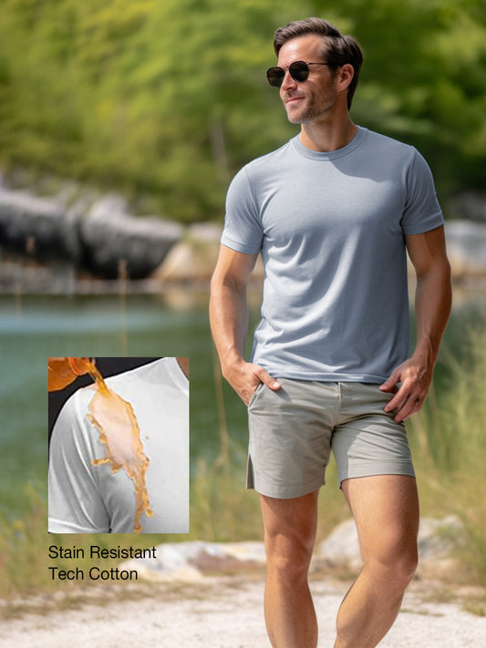 Unisex Stain Resistant T-Shirt Tech Cotton