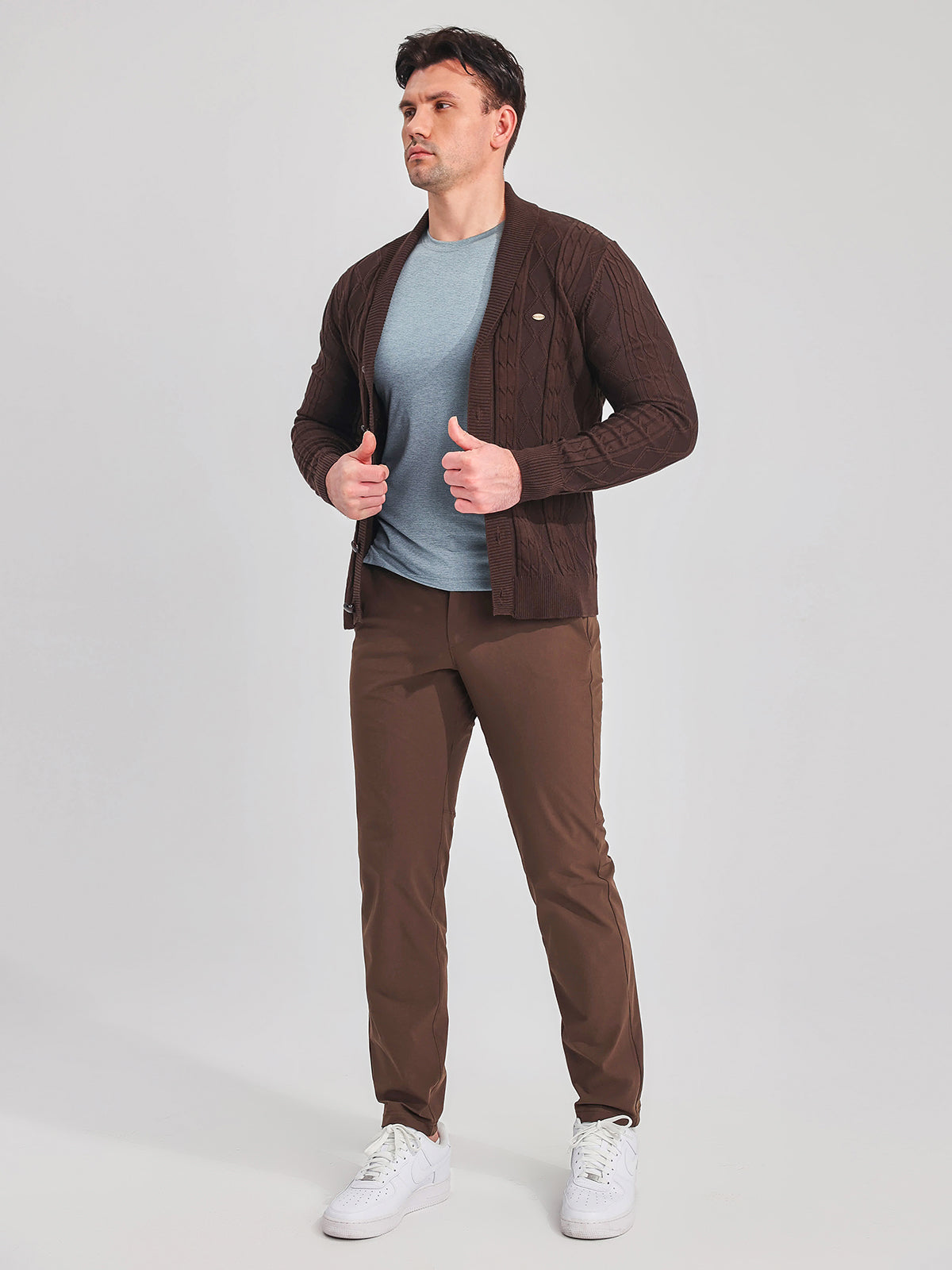 Shawl Collar Cardigan Sweater