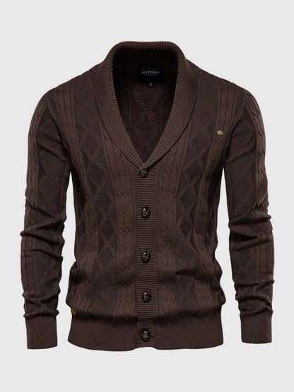 Shawl Collar Cardigan Sweater