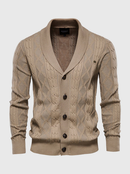 Shawl Collar Cardigan Sweater